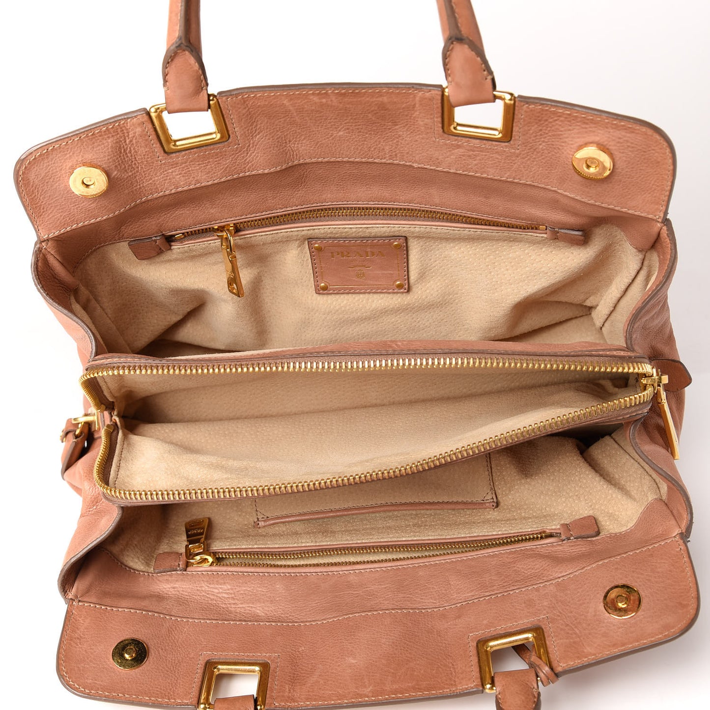 Glace Calf Frame Satchel Cammeo