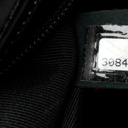 Chanel Crumpled Calfskin Medium Chain All Over Flap Black 8 of 12