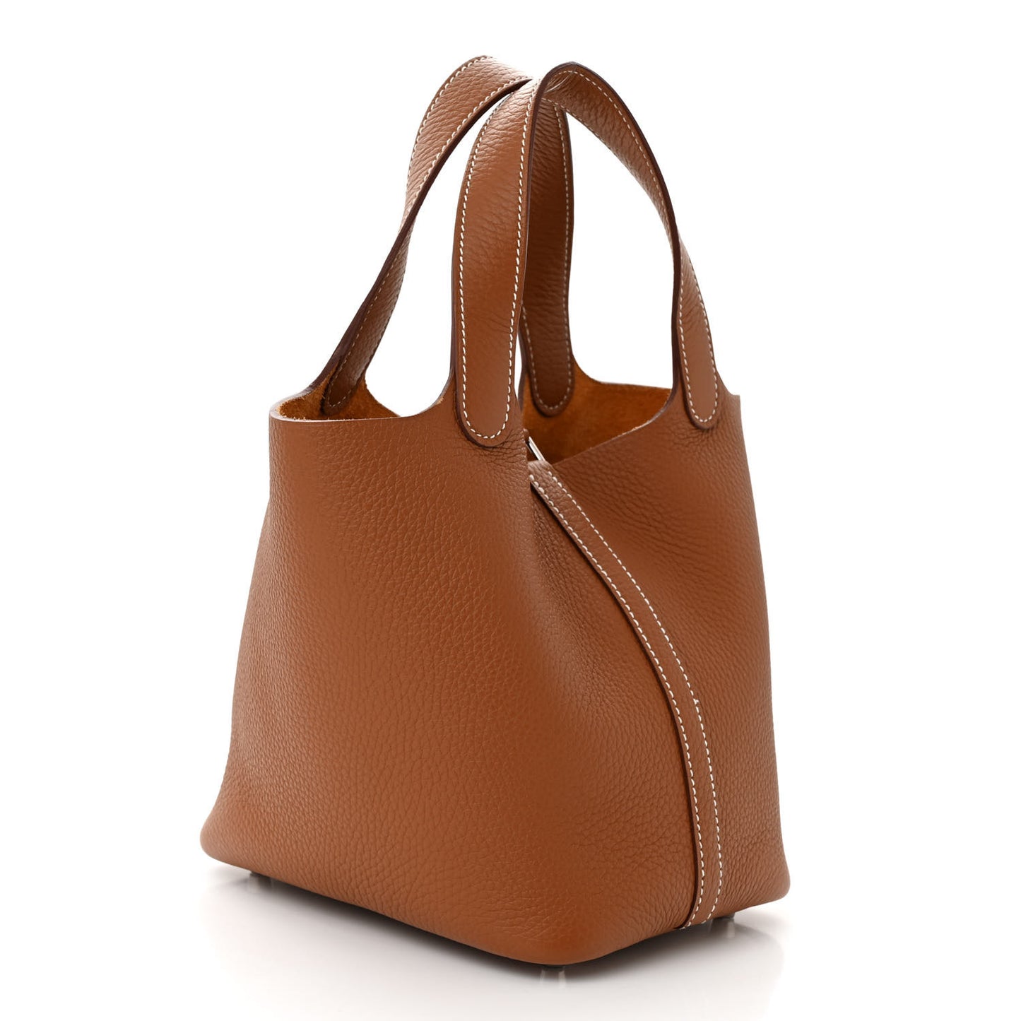 Taurillon Clemence Picotin Lock 18 PM Gold