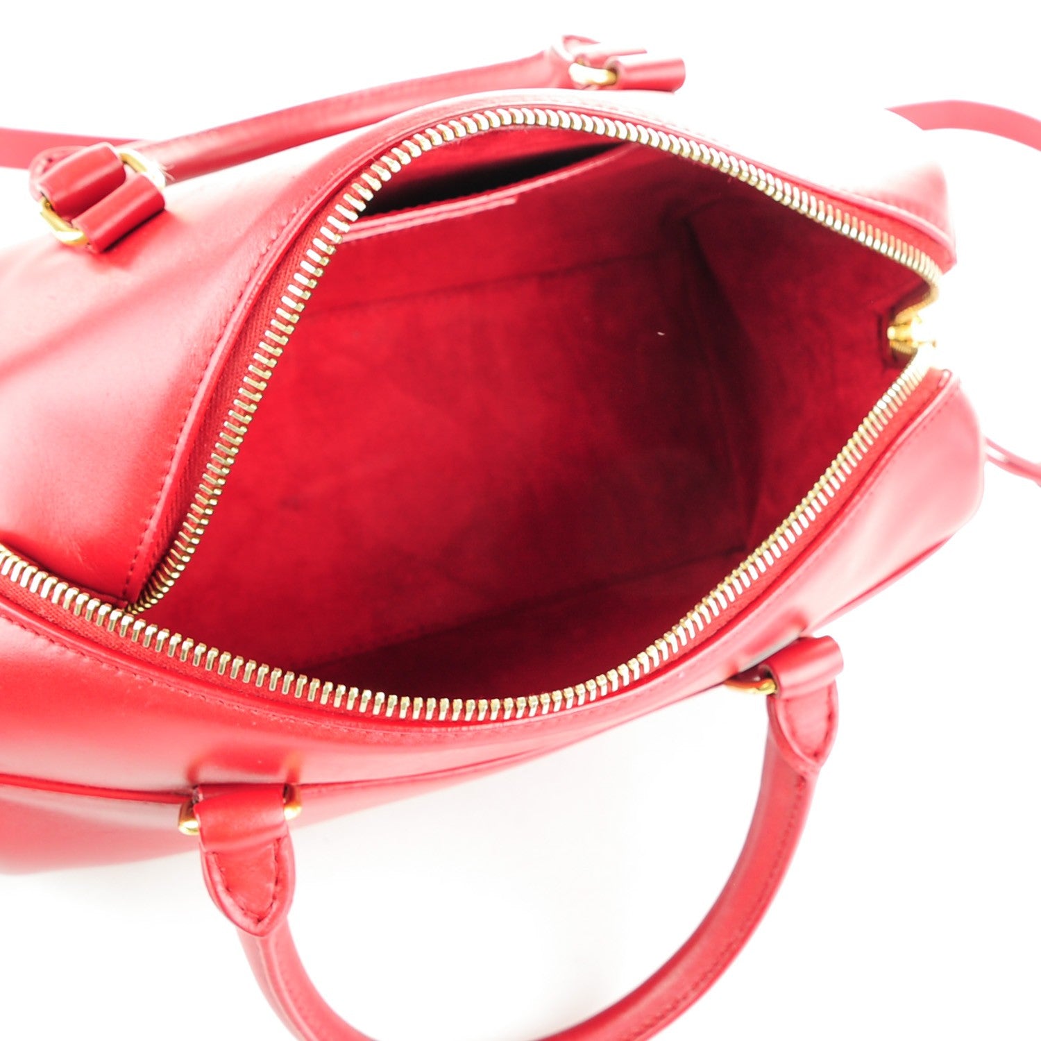 Saint Laurent Calfskin Classic Baby Duffle Red 5 of 8
