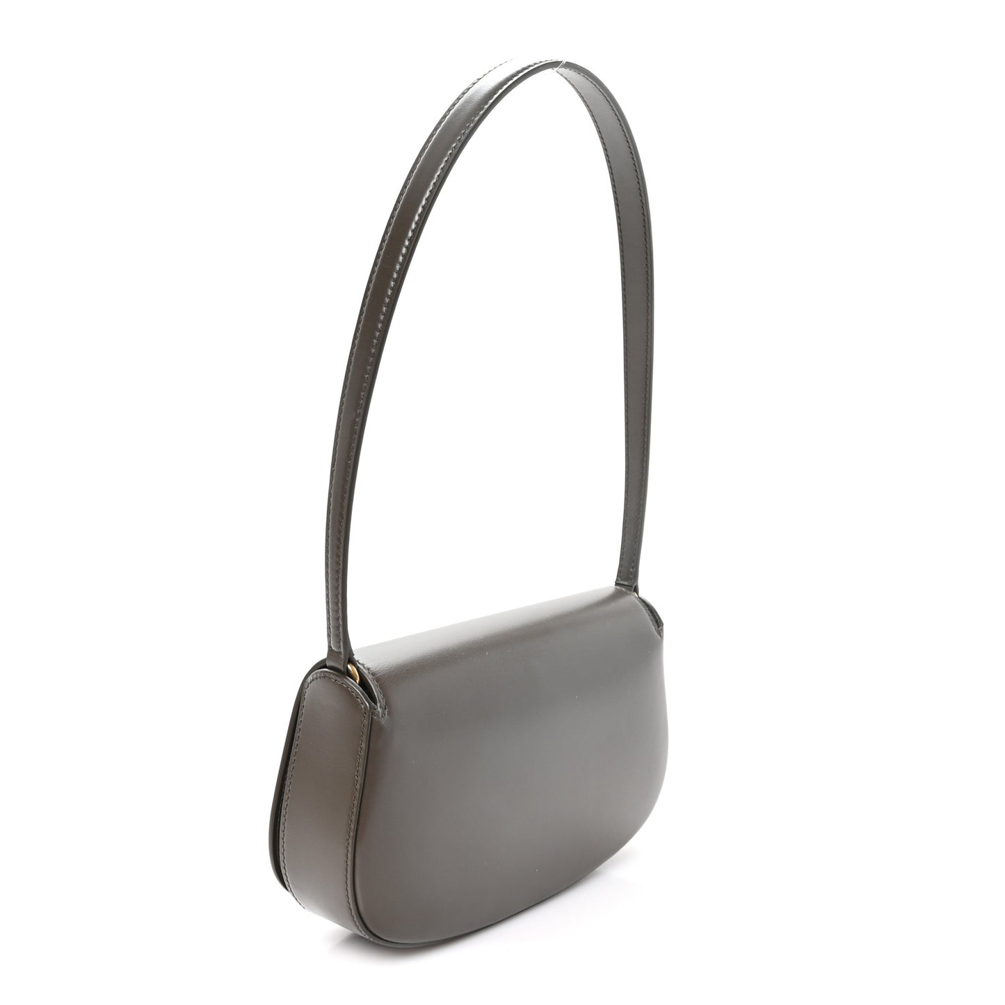 Box Calfskin Mini Voltaire Shoulder Bag Deep Musk