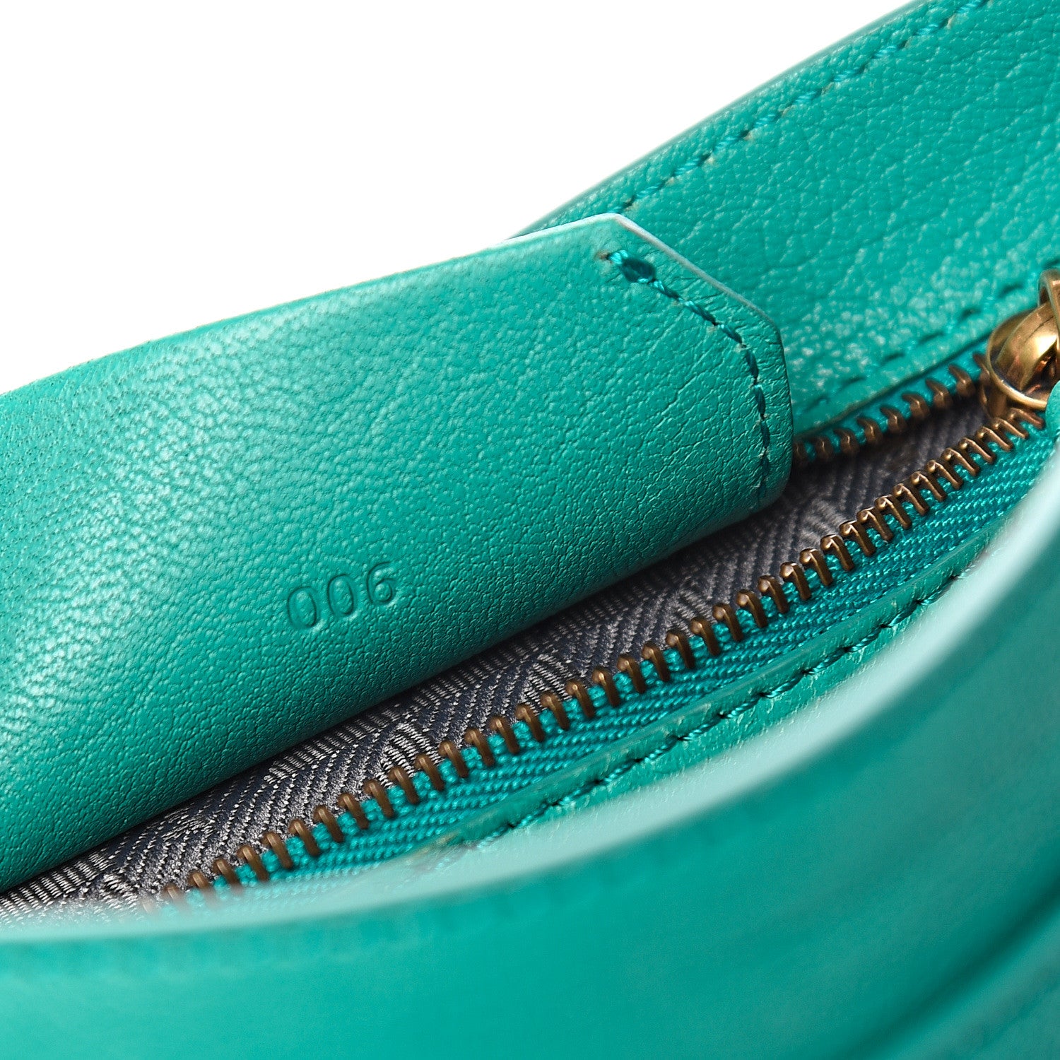 Proenza Schouler Lambskin PS1 Mini Pouch Messenger Bag Aqua 6 of 9