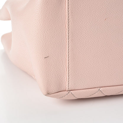 Chanel Caviar Quilted Grand Shopping Tote GST Light Pink 13 of 16