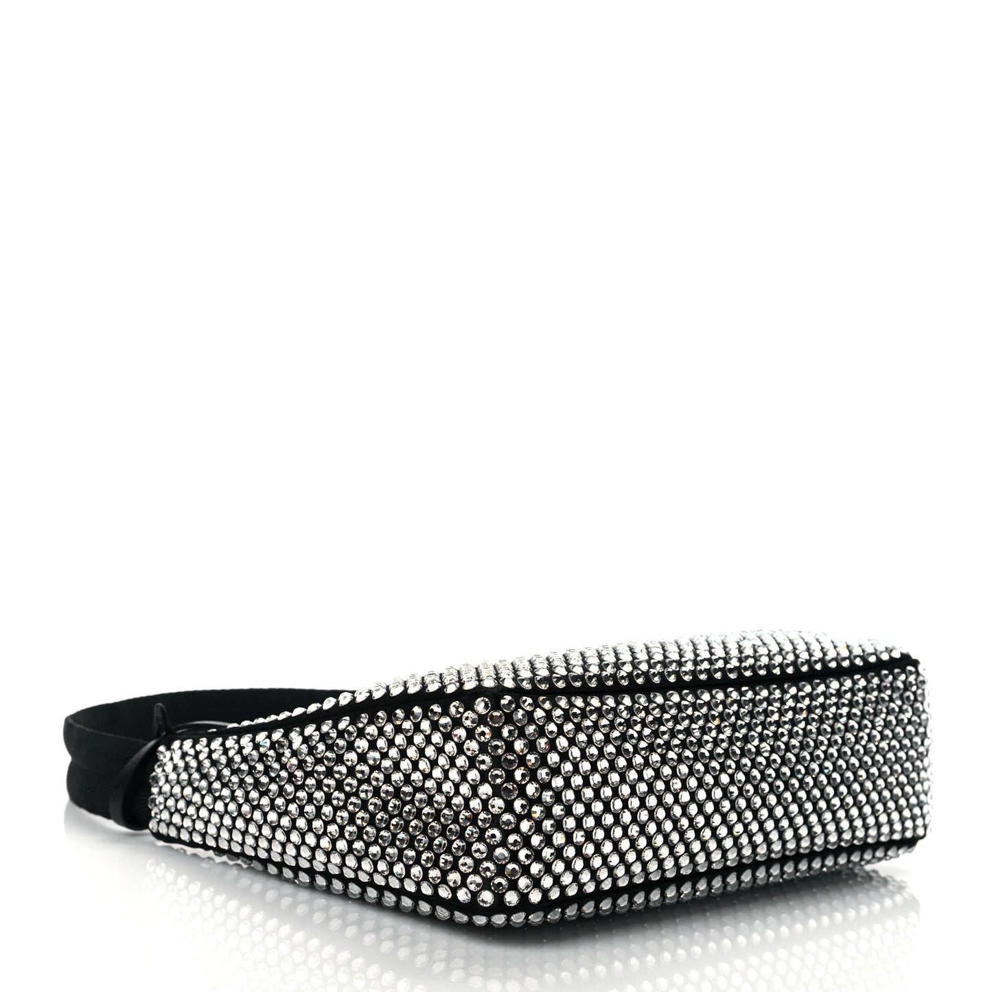 Satin Crystal Mini Re-Edition 2000 Bag Cristal