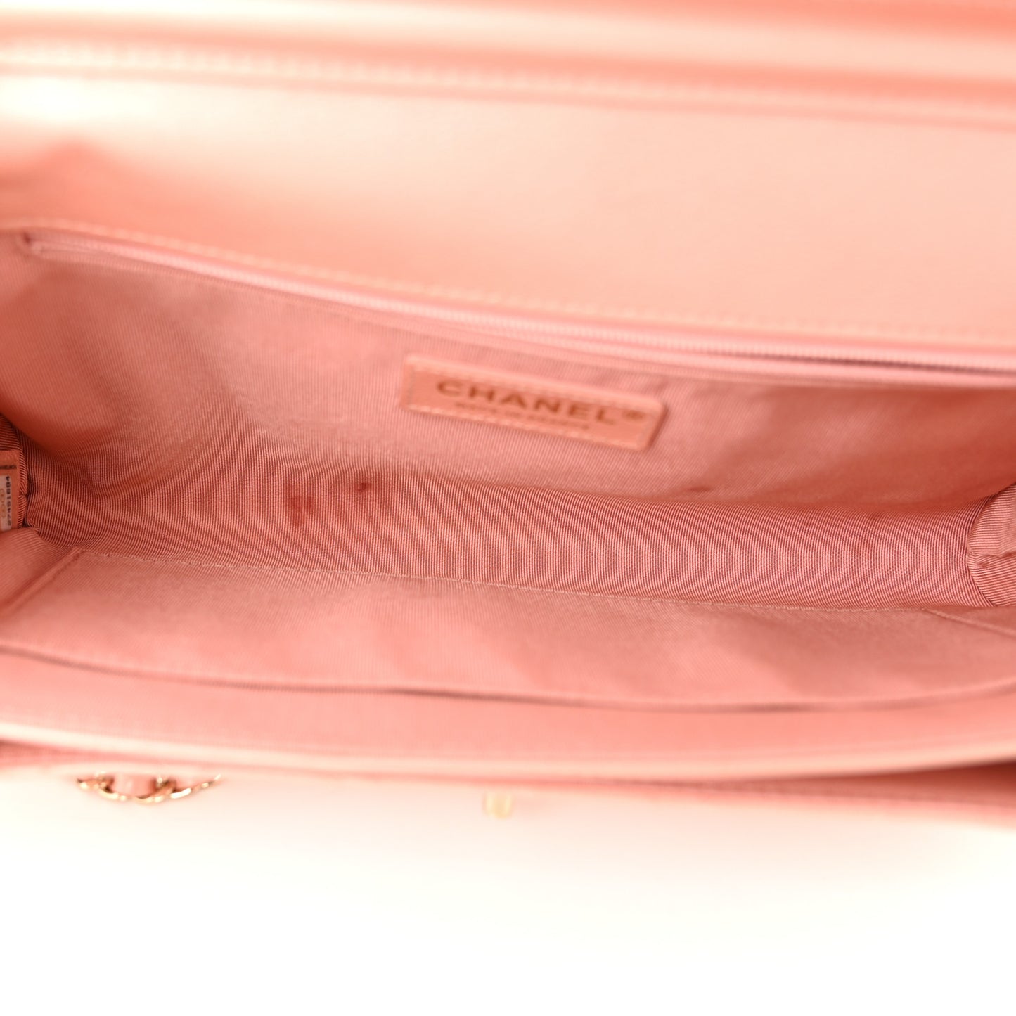 Iridescent Calfskin Smart Pocket Flap Bag Pink