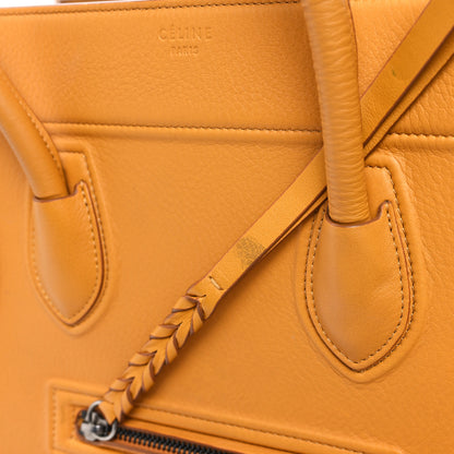 Celine Supple Calfskin Medium Phantom Luggage Daffodil 11 of 11