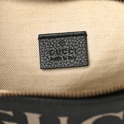 Gucci Grained Calfskin Logo Belt Bag Black 5 of 9