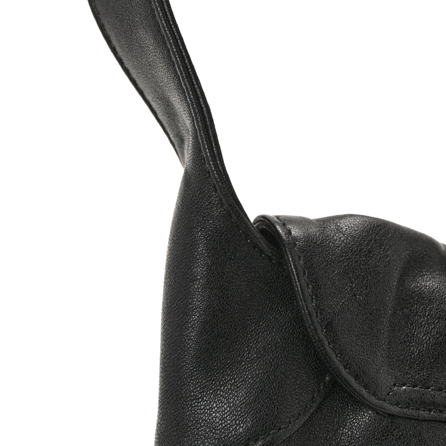 Goatskin Small GG Monochrome Aphrodite Shoulder Bag Black
