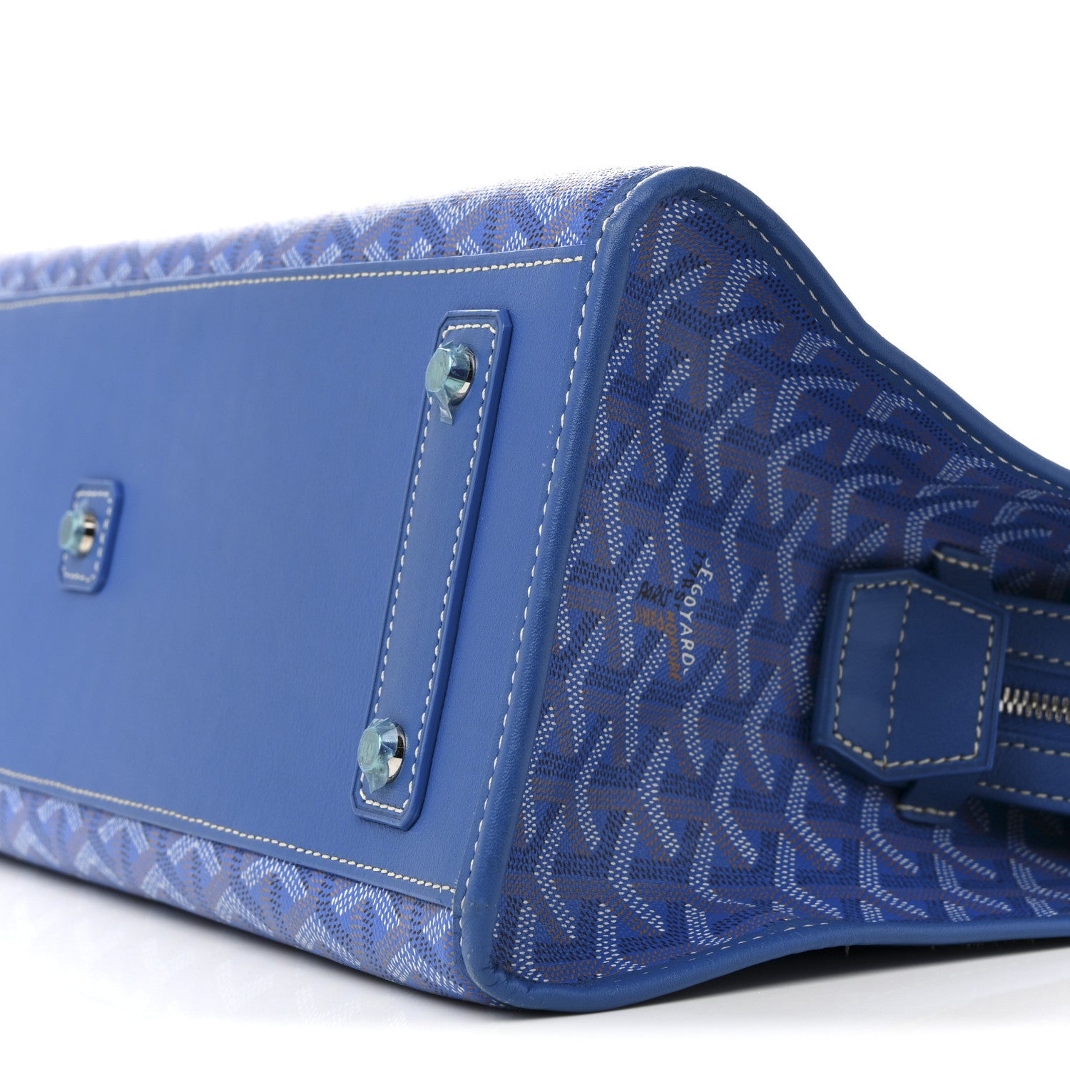 Goyard Goyardine Marquises Tote Sky Blue 10 of 16