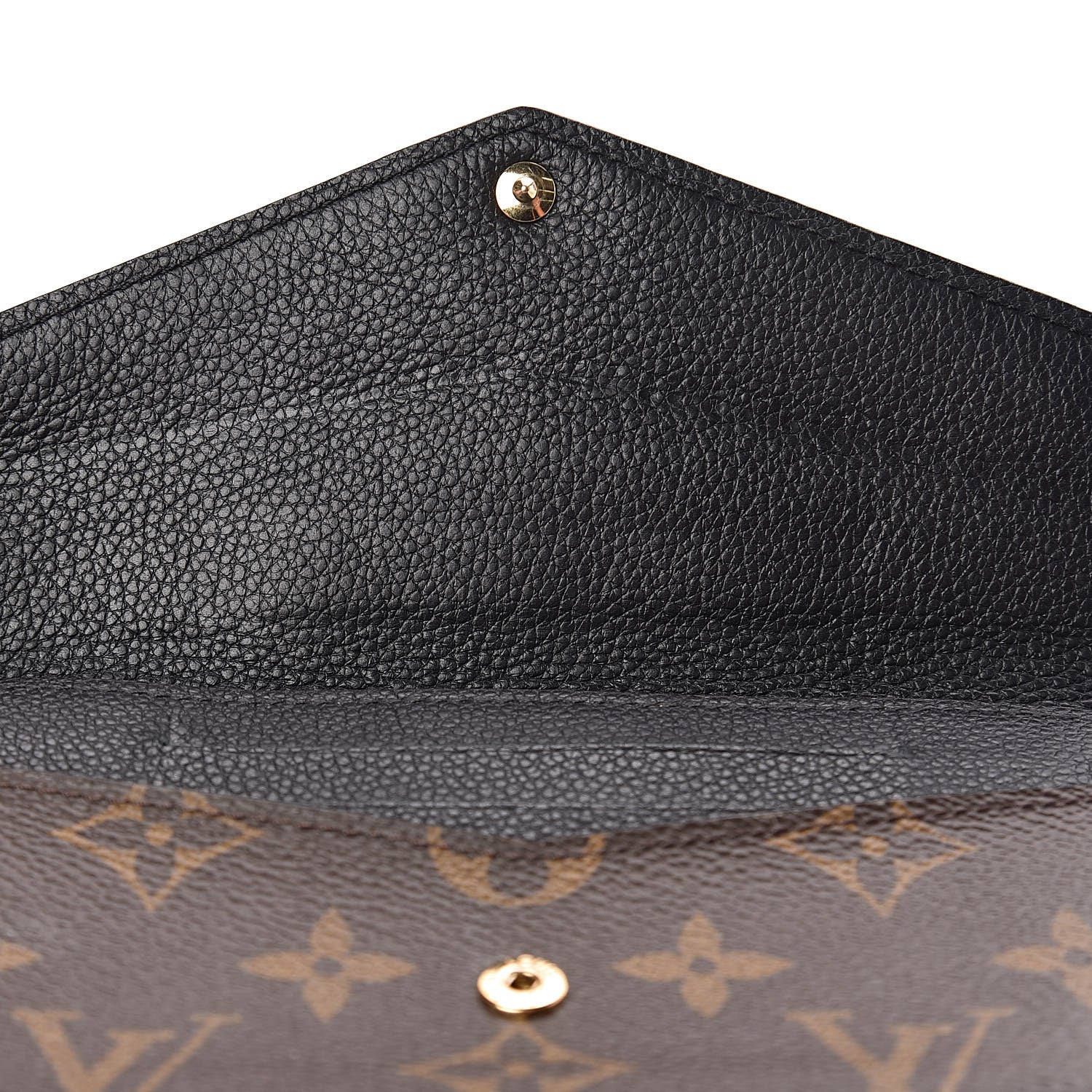 Louis Vuitton Monogram Pallas Compact Wallet Black 8 of 9