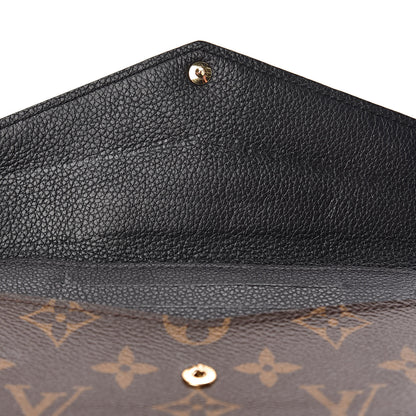 Louis Vuitton Monogram Pallas Compact Wallet Black 8 of 9