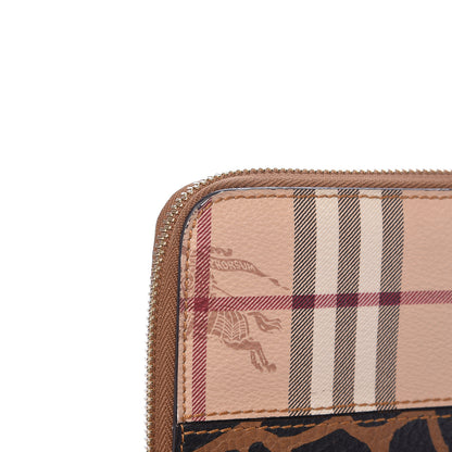 Burberry Haymarket Check Large Ziggy Animal Zip Around Wallet 13 of 15