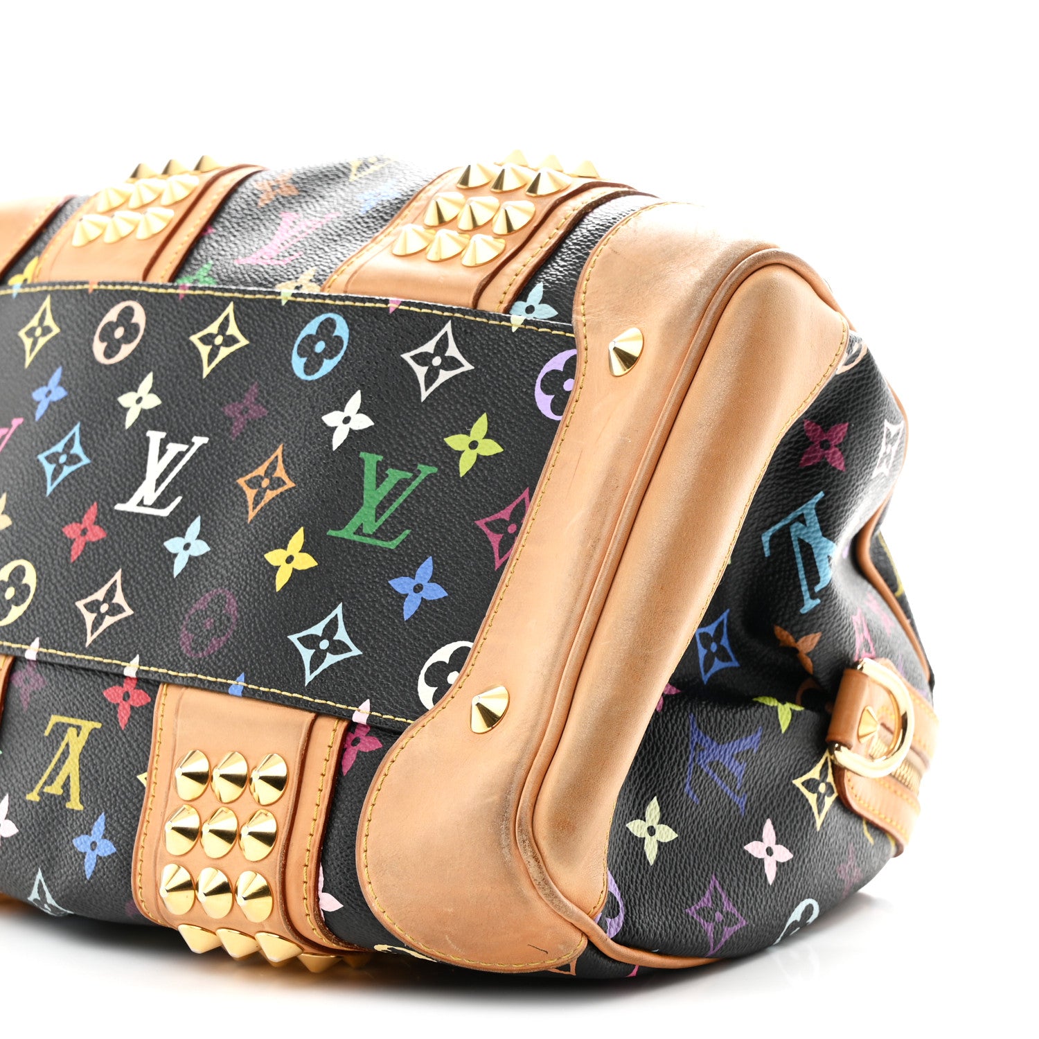 Louis Vuitton Monogram Multicolor Courtney MM Black 9 of 10