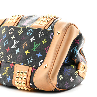 Louis Vuitton Monogram Multicolor Courtney MM Black 9 of 10