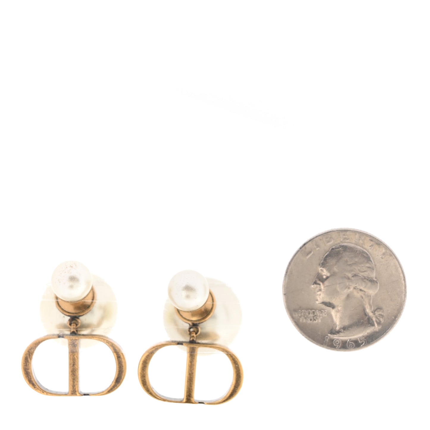 Pearl Mise En Dior CD Tribal Earrings
