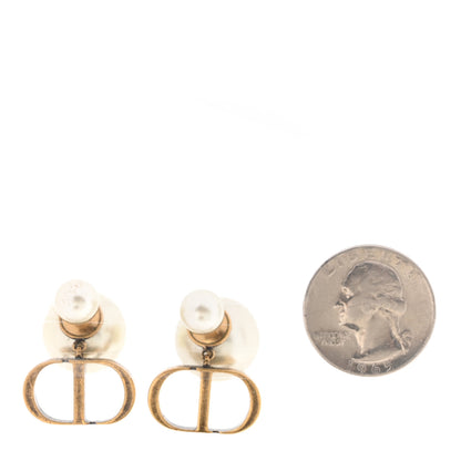 Christian Dior Pearl Mise En Dior CD Tribal Earrings 2 of 4