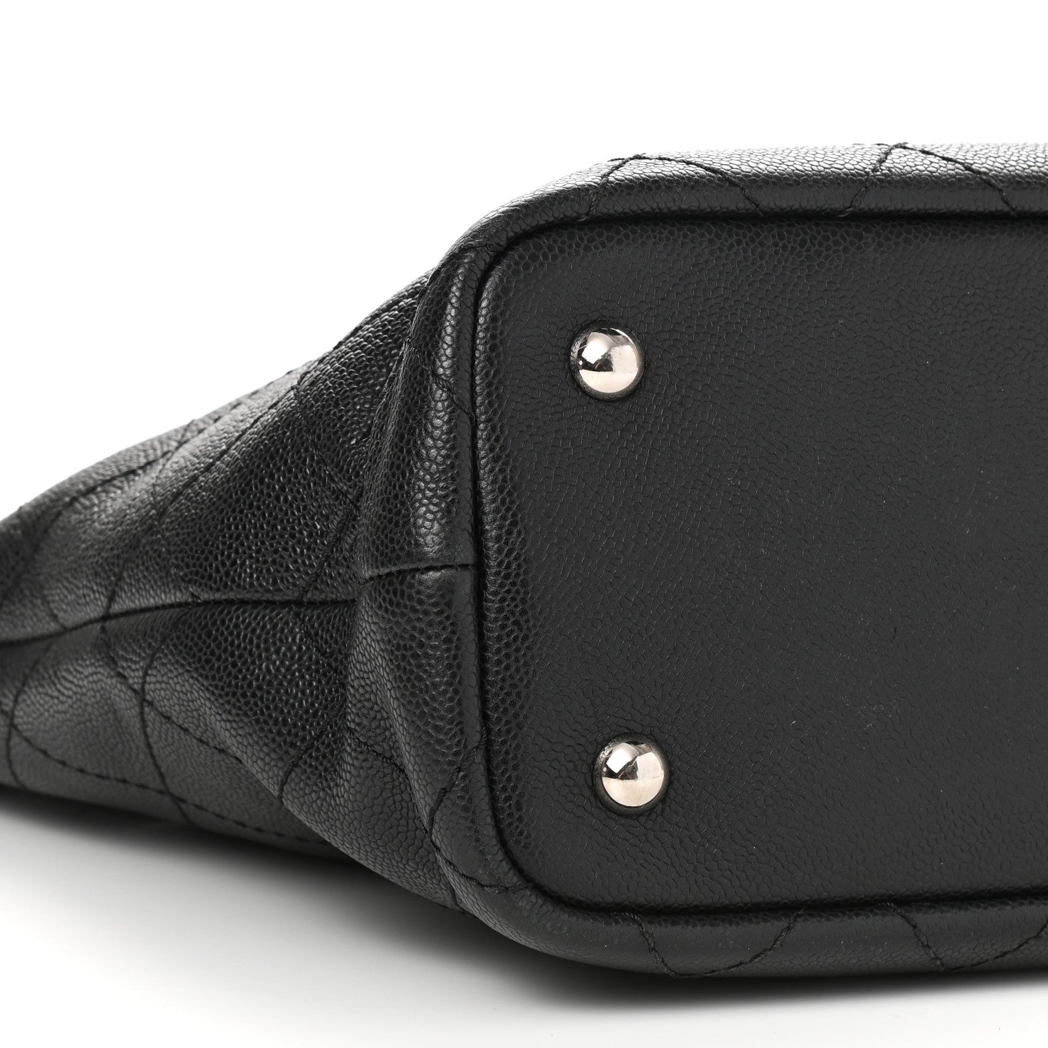 Chanel Grained Calfskin Shopping Fever Tote Black 7 of 12