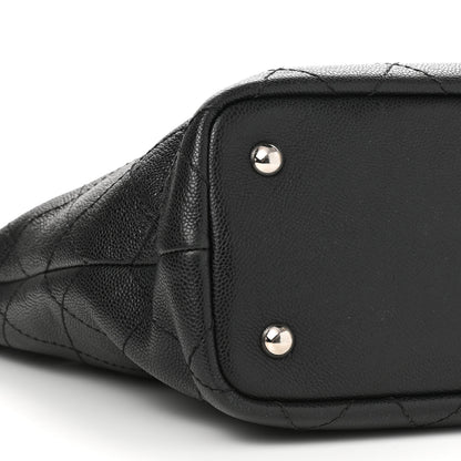 Chanel Grained Calfskin Shopping Fever Tote Black 7 of 12