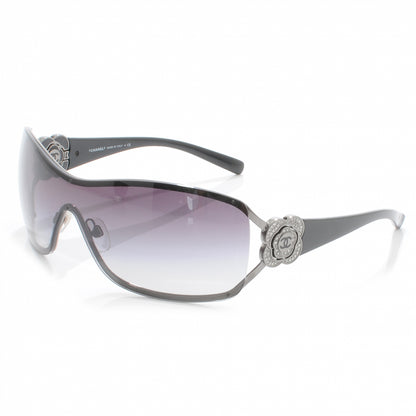 Chanel Crystal Camelia CC Sunglasses 4164 B 3 of 7