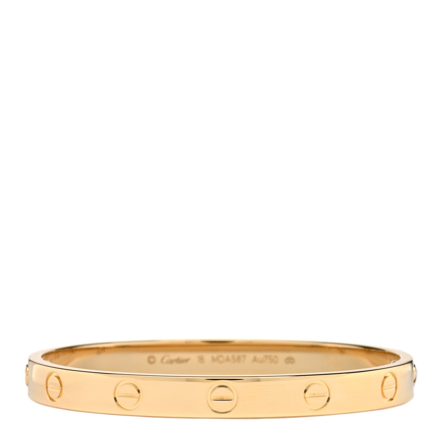 18K Yellow Gold LOVE Bracelet 16