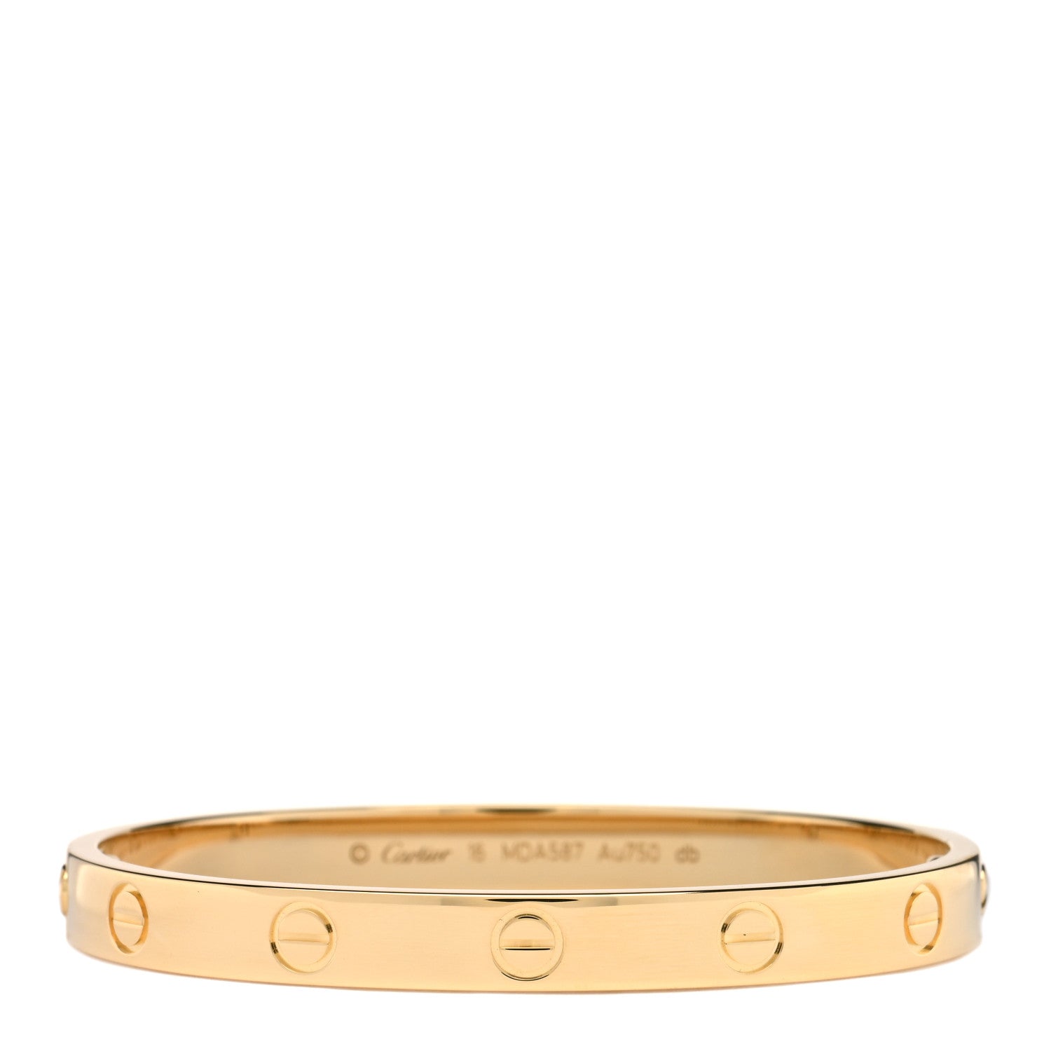 Cartier 18K Yellow Gold LOVE Bracelet 16 1 of 5