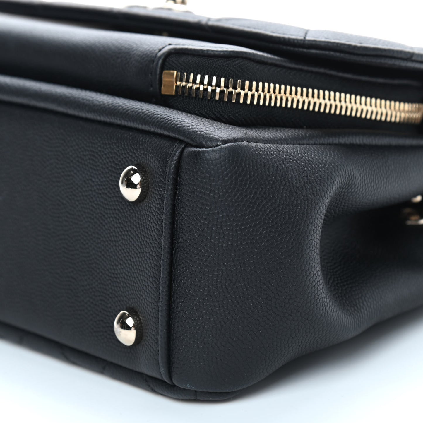 Caviar Quilted Small Business Affinity Flap Black