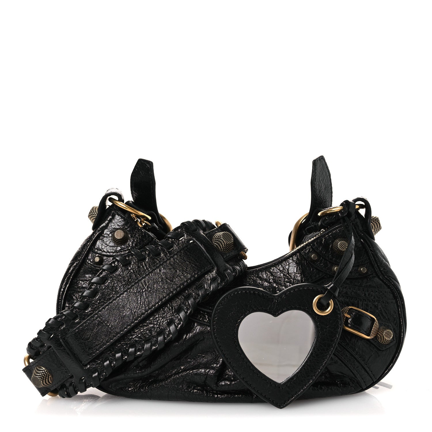 Balenciaga Agneau Arena Le Cagole Shoulder Bag XS Black 3 of 11