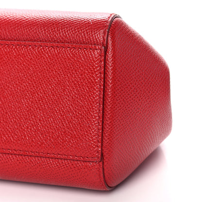 Dolce & Gabbana Dauphine Mini Miss Sicily Satchel Dark Red 9 of 12