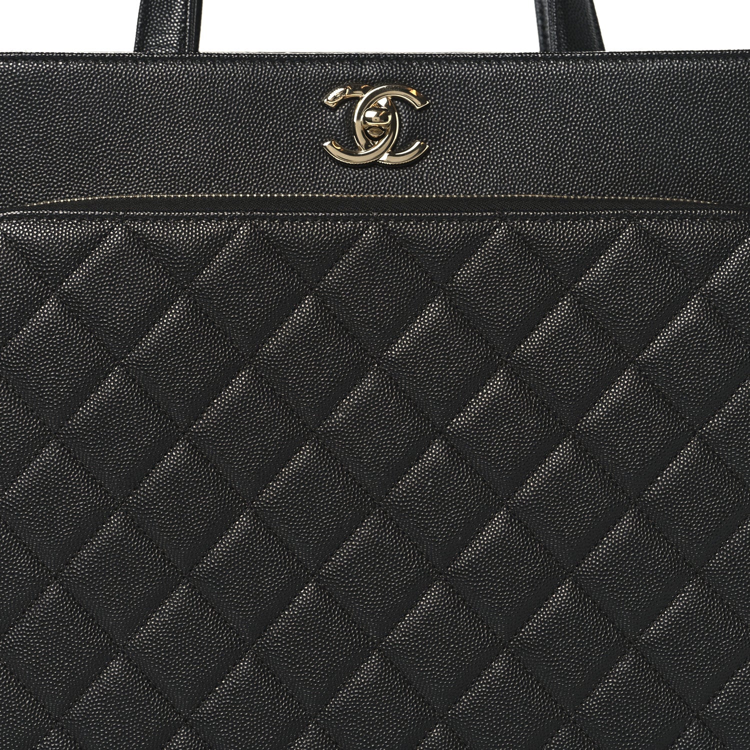 Chanel Caviar Quilted Large Business Affinity Shopping Bag Black 8 of 11