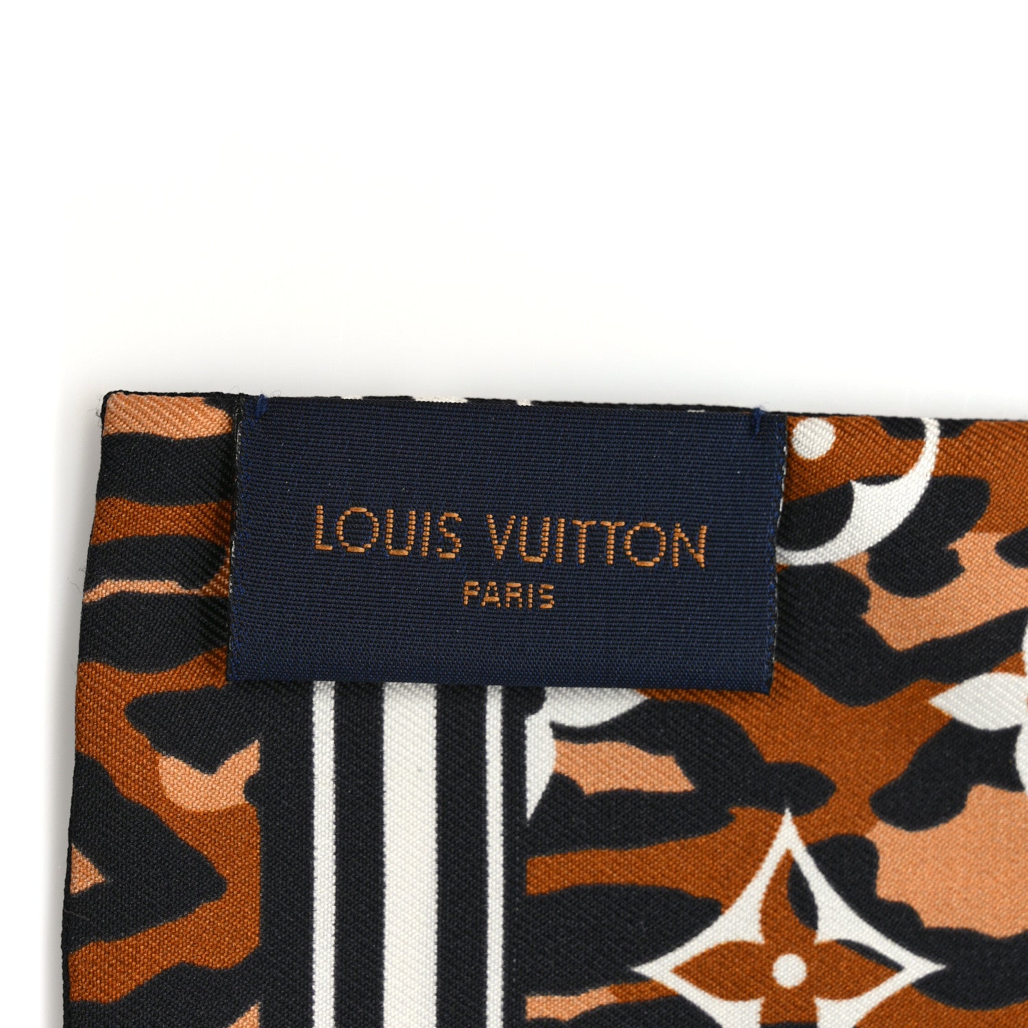 Louis Vuitton Silk Monogram Giant Jungle Bandeau Black 3 of 3