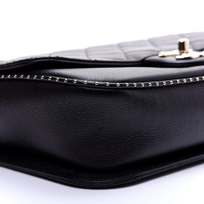 Chanel Caviar Quilted Large Studded Flap Black 6 of 13