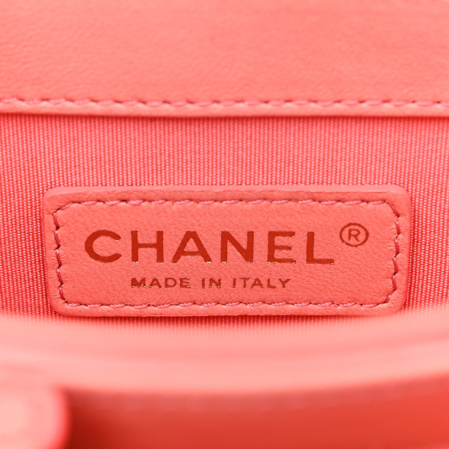 Chanel Lambskin Quilted Small Handle Tied Top Handle Flap Pink 7 of 16