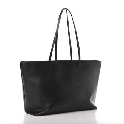 Fendi Vitello Elite Cuoio Monster Buggies Medium Roll Tote Black Multicolor Blue Cobalto 3 of 15