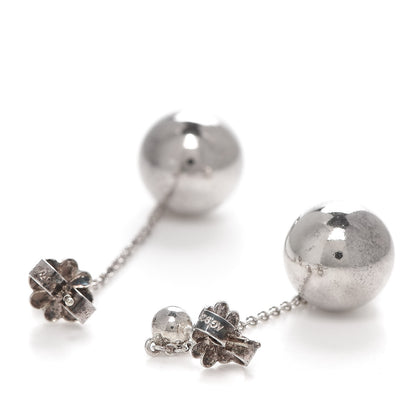 Tiffany Sterling Silver 10mm HardWear Ball Drop Earrings 3 of 4