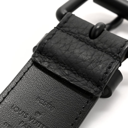 Louis Vuitton Taurillon Monogram Signature 35 MM Chain Belt 110 44 Black 7 of 9