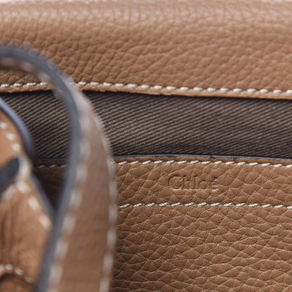 Chloe Calfskin Mini Marcie Round Crossbody Bag Nut 6 of 9