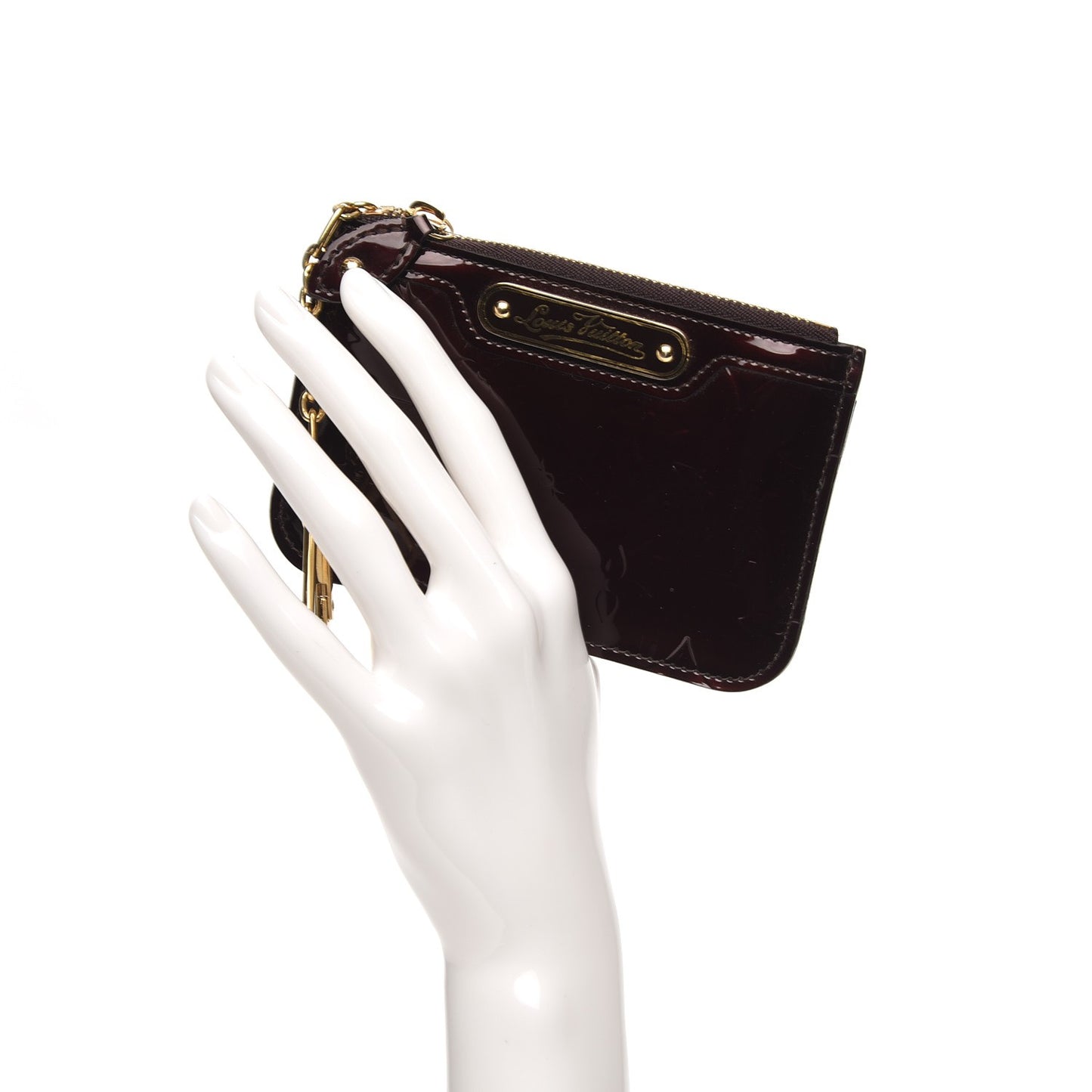 Vernis Key Pouch Amarante