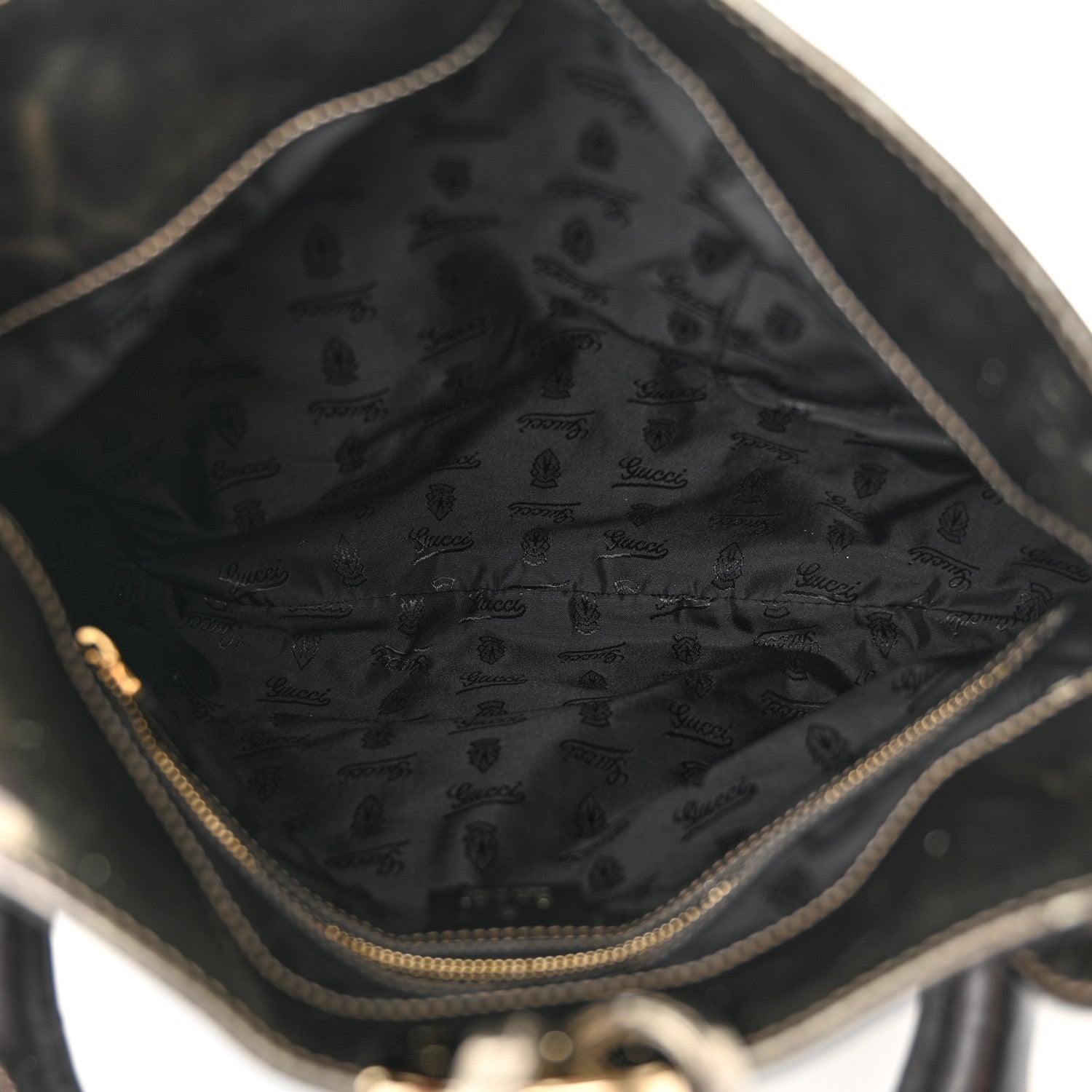 Gucci Coated Canvas Medium Indy Top Handle Hobo Black 5 of 14