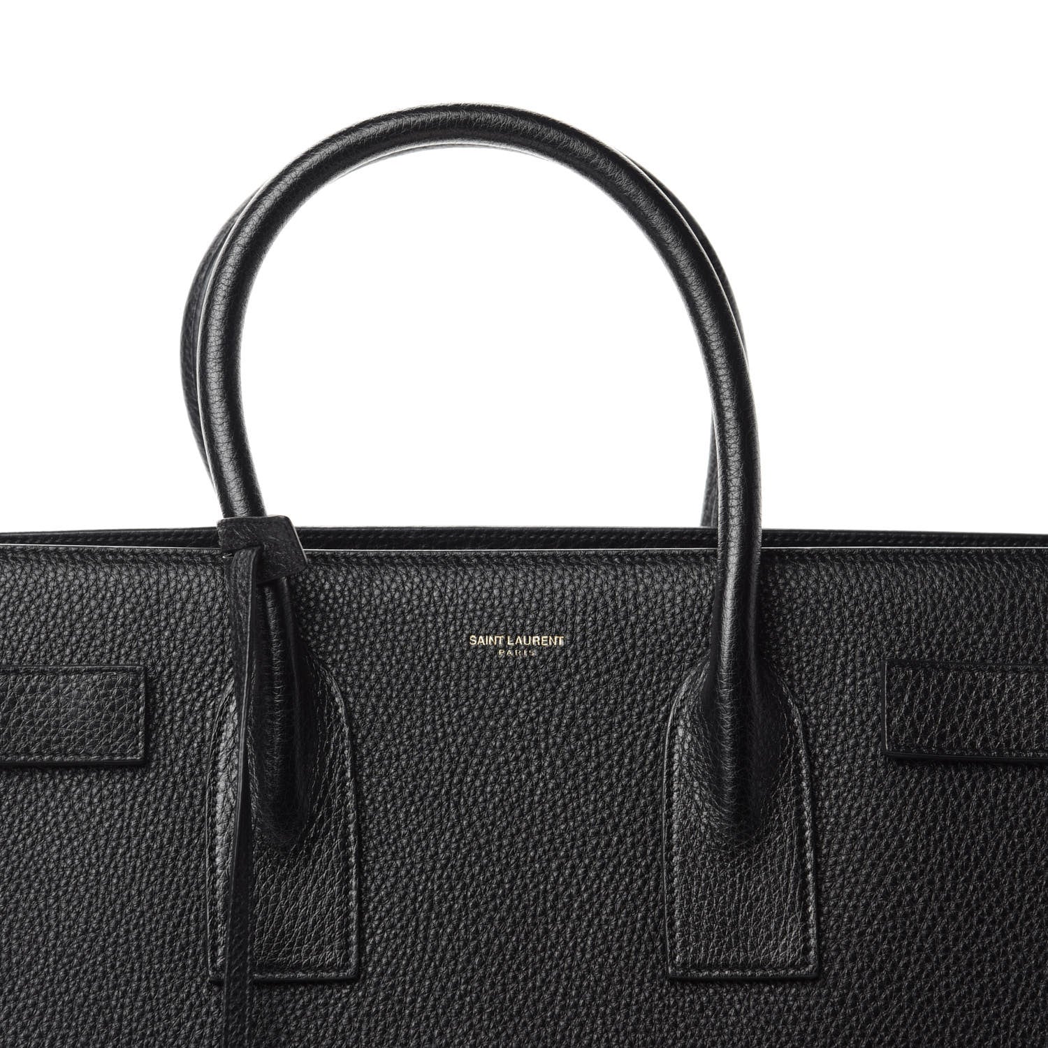 Saint Laurent Grained Calfskin Large Sac De Jour Carryall Black 10 of 10