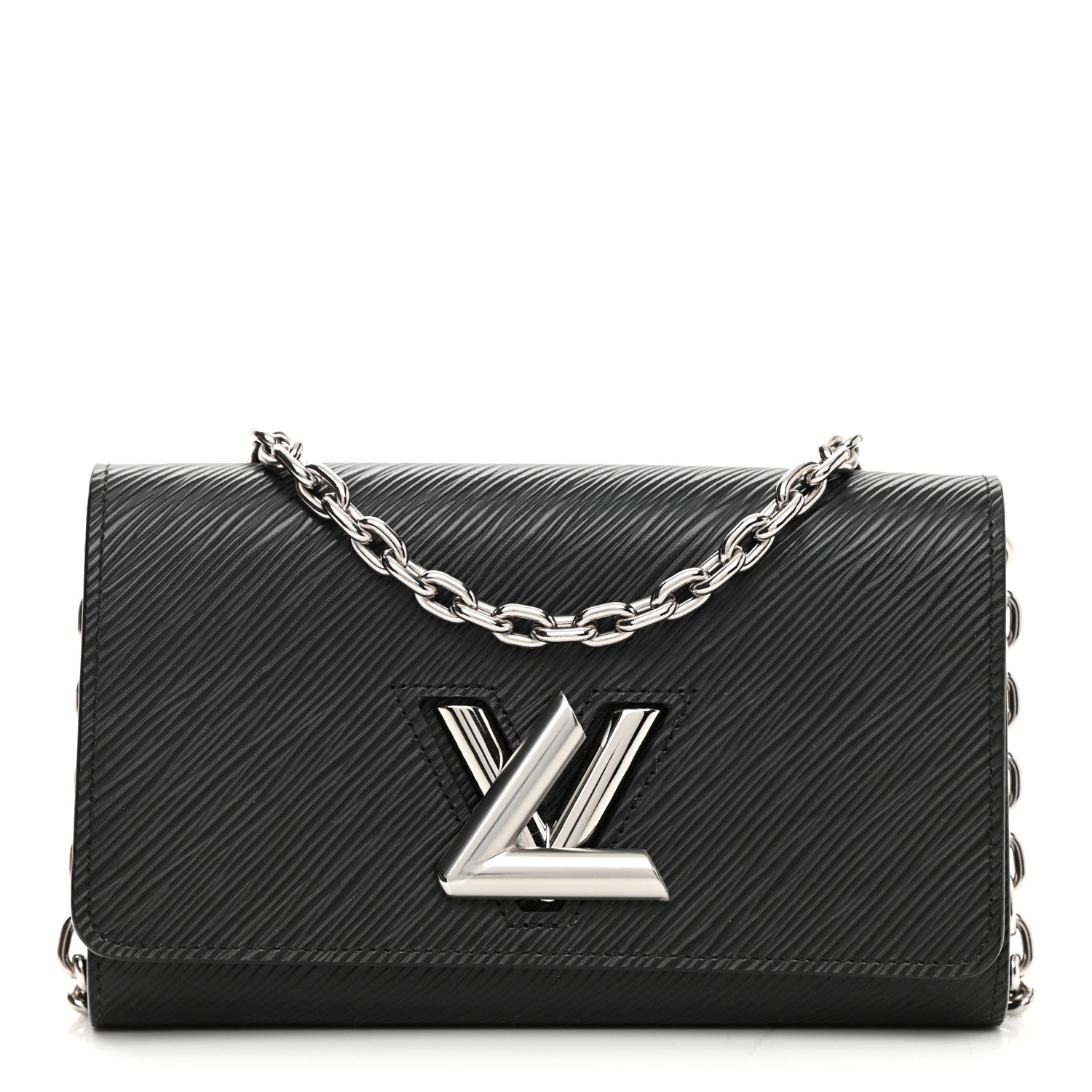 Louis Vuitton Epi Twist Chain Wallet Black 1 of 11