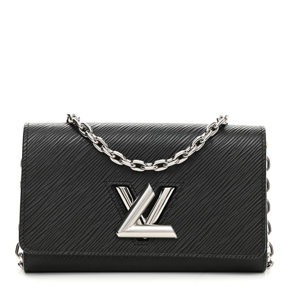 Louis Vuitton Epi Twist Chain Wallet Black 1 of 11