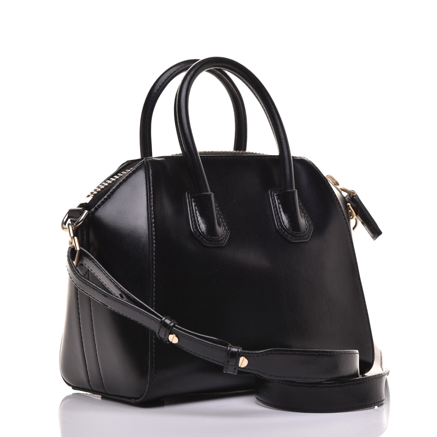 Givenchy Shiny Lord Calfskin Mini Antigona Black 3 of 10
