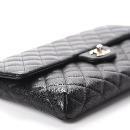 Chanel Caviar Quilted Flap Clutch Black 6 of 11