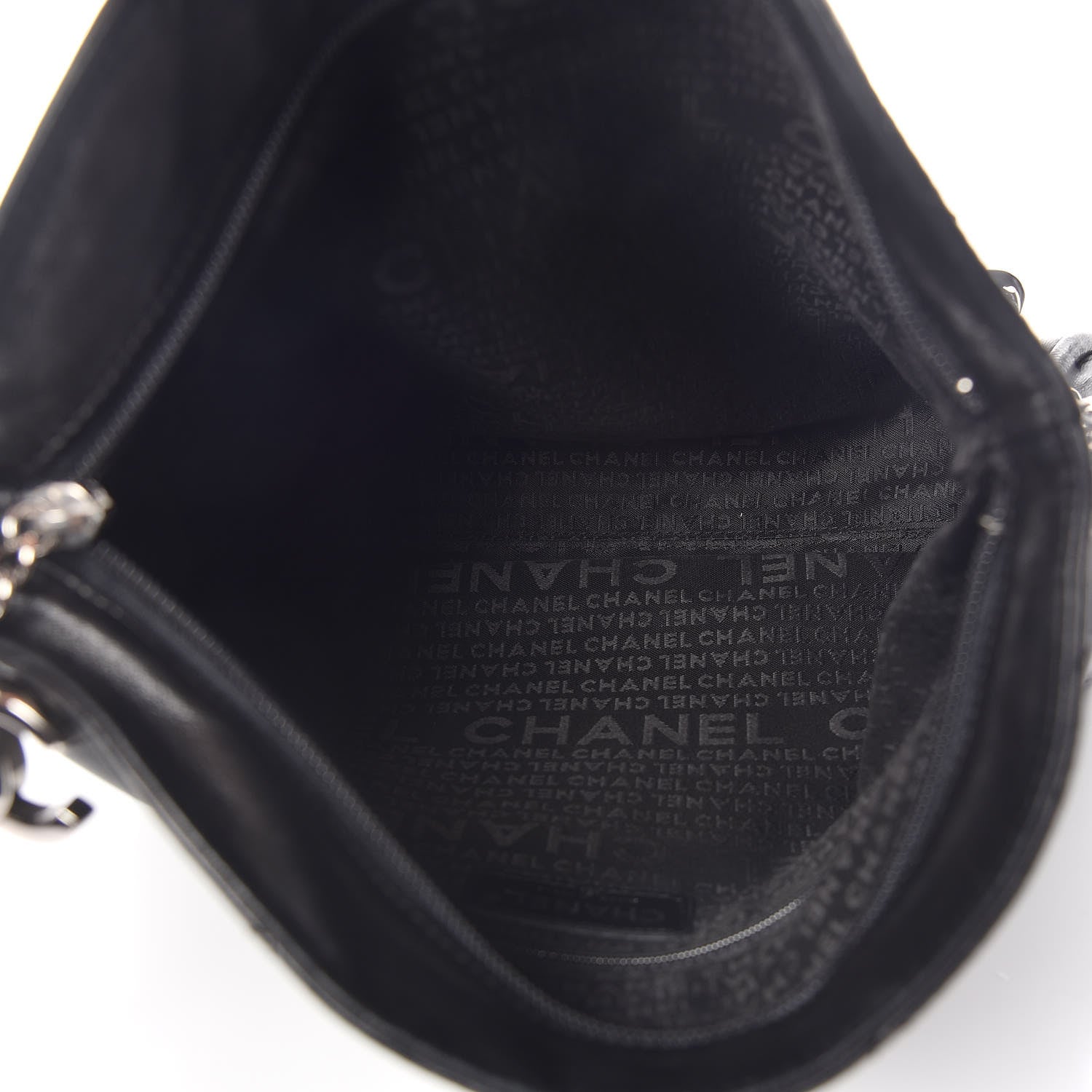 Chanel Lambskin Stitched Medium Ultimate Soft Tote Black 5 of 9