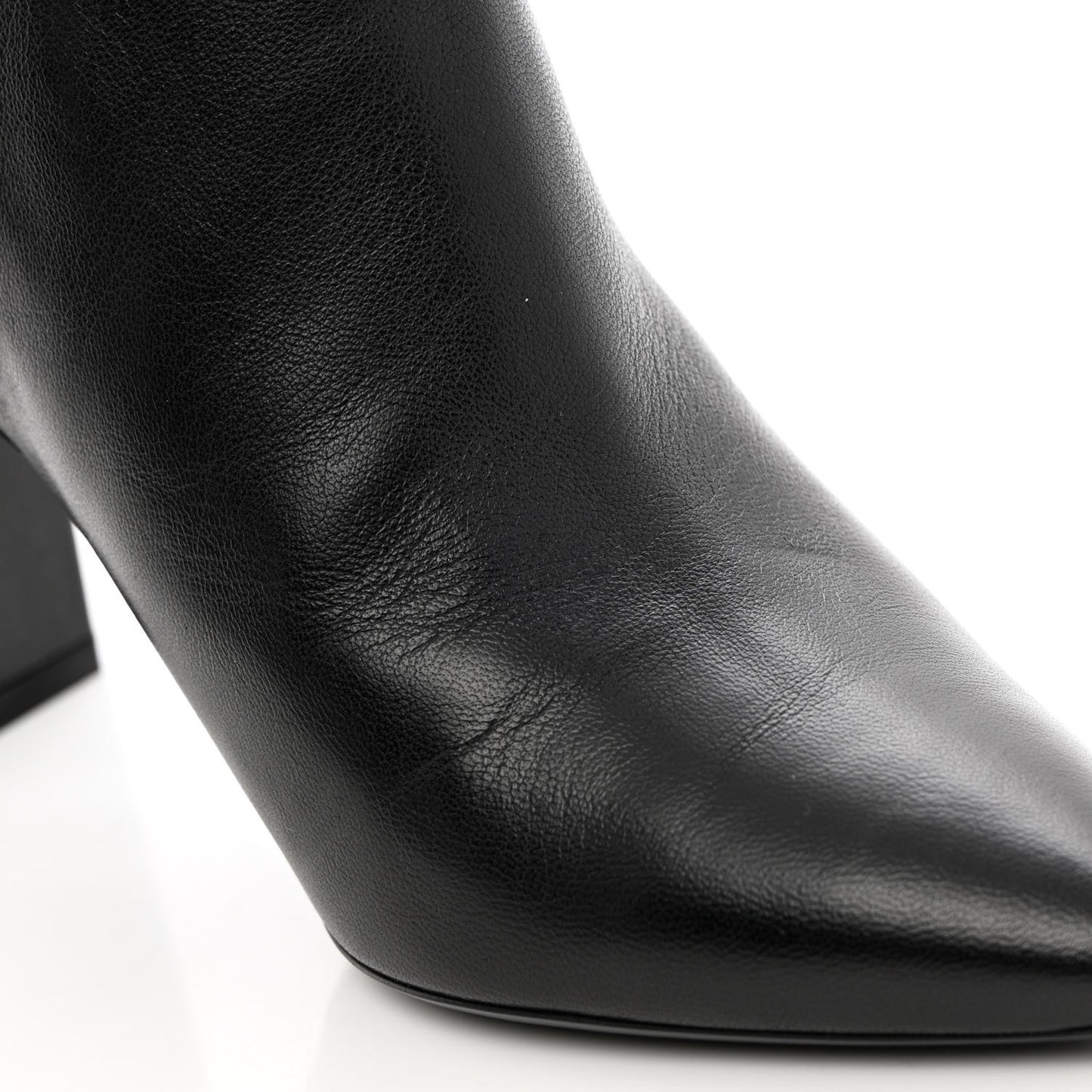Calfskin Betty 95 Ankle Boots 40 Black