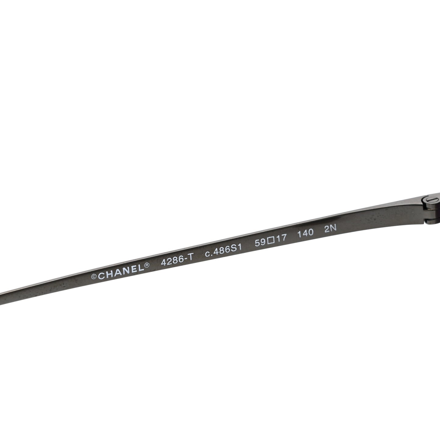 Titanium Cat Eye CC Sunglasses 4286-T Black