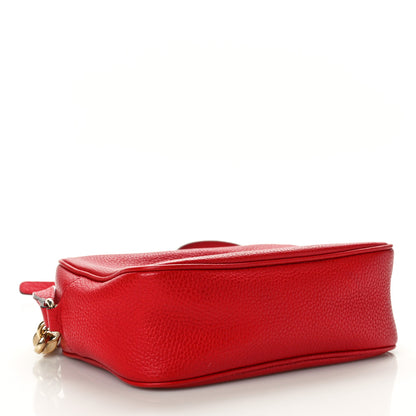 Gucci Pebbled Calfskin Small Soho Disco Bag Tabasco Red 4 of 10