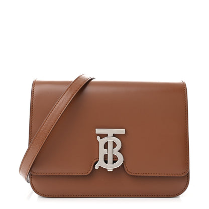 Burberry Calfskin Small TB Bag Malt Brown 1 of 10