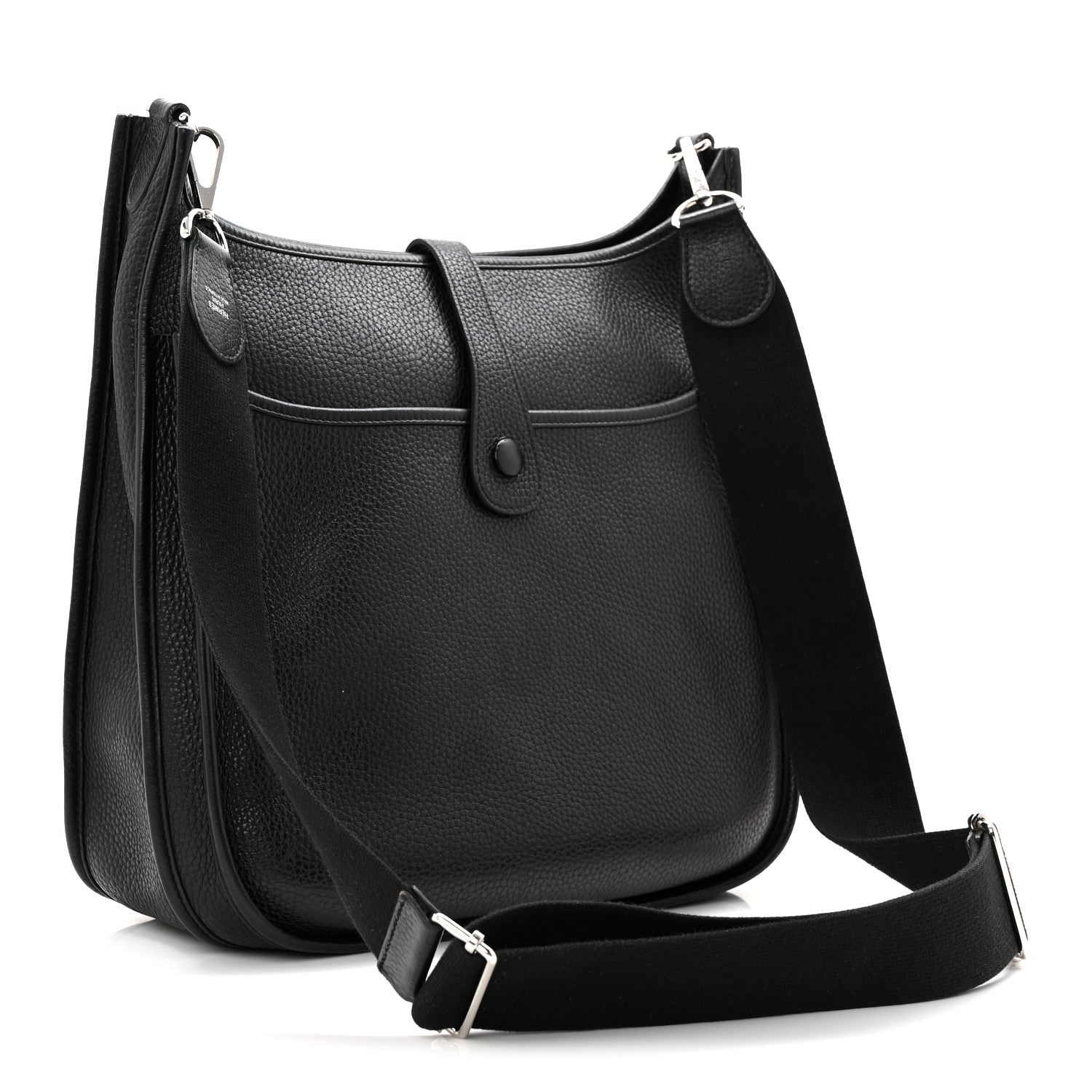 Hermes Taurillon Clemence EVELYNE III GM Black 3 of 11