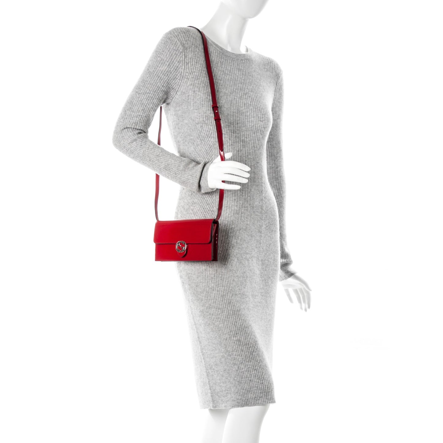 Shade Lux Calfskin Icon Wallet Hibiscus Red